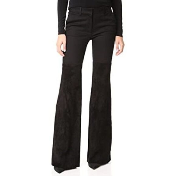 Nwt Rachel Zoe | Gigi Suede Flare Pants - Picture 3 of 14